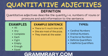 Quantitative adjectives