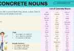 Concrete Nouns