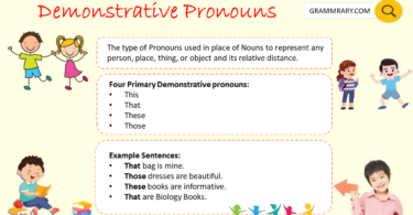 Demonstrative Pronouns