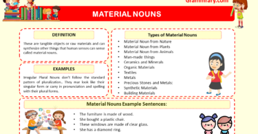 Material Nouns