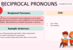 Reciprocal Pronouns