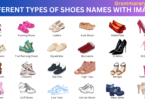 Different Types of Shoes Names with Images