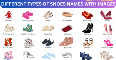 Different Types of Shoes Names with Images