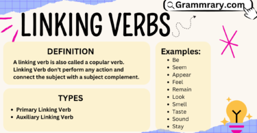 Linking Verbs Definition and Examples