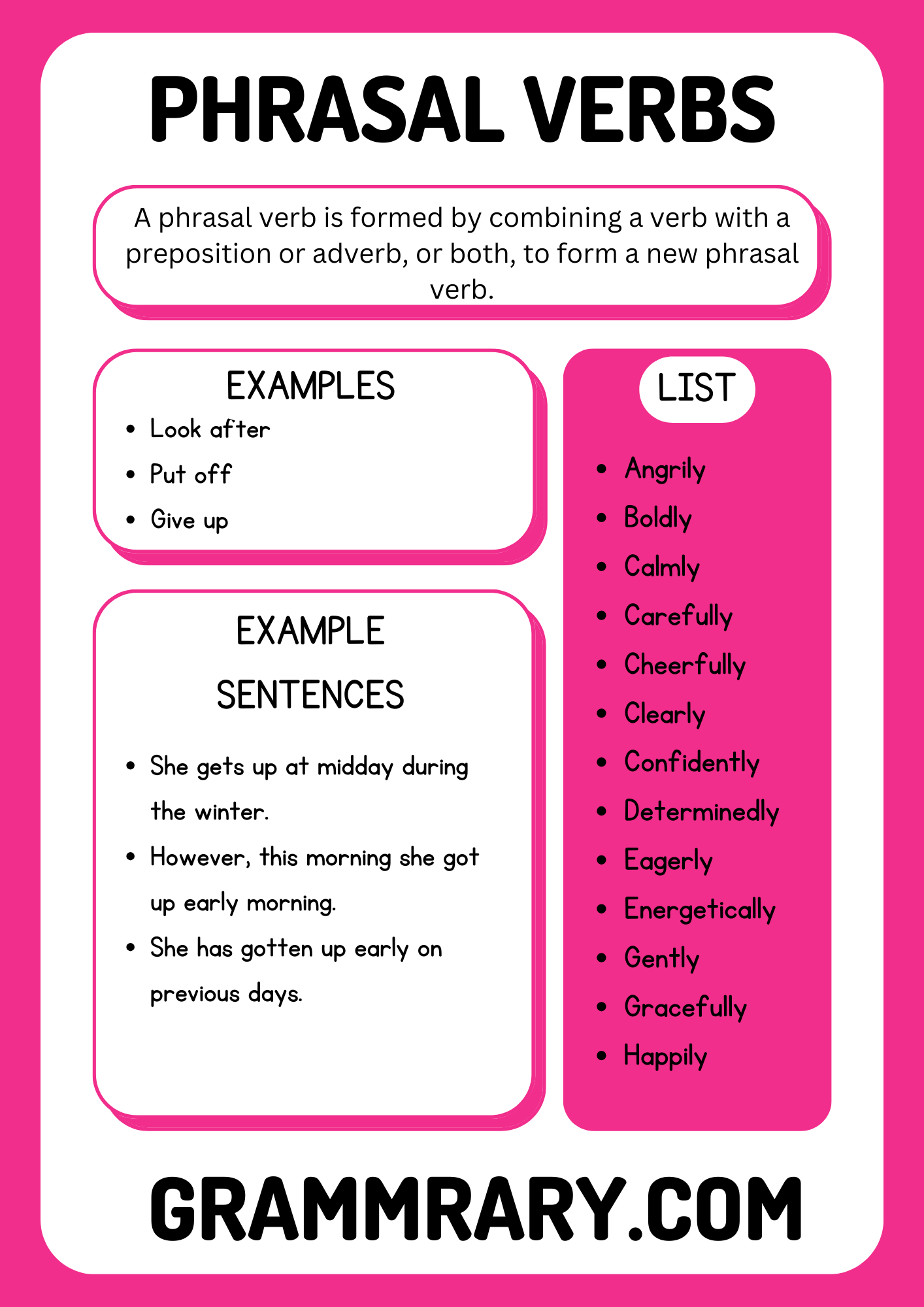 What is a phrasal verb?