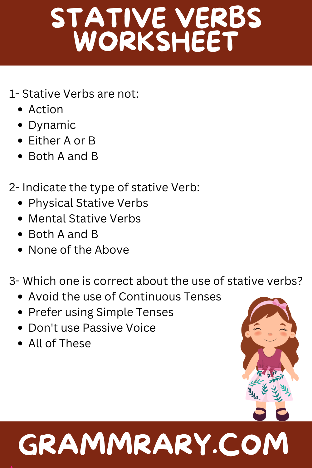 Stative verbs