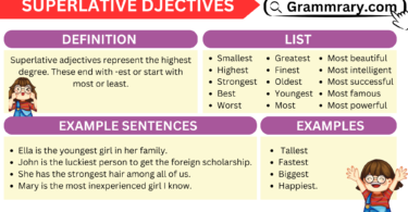 Superlative Adjectives