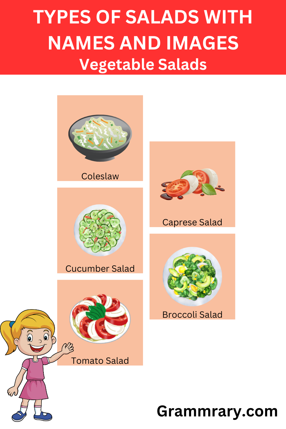 Salads Names with Images