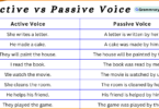 99+ active voice vs passive voice Example Sentences in English