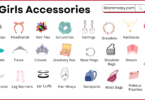 Girls Accessories names in English and Their Pictures