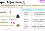 Proper Adjectives definition and Examples in English