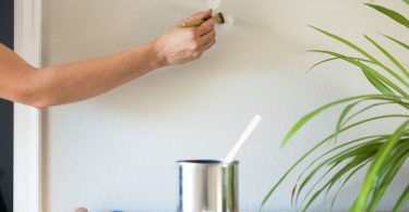 Removing marks from a painted wall